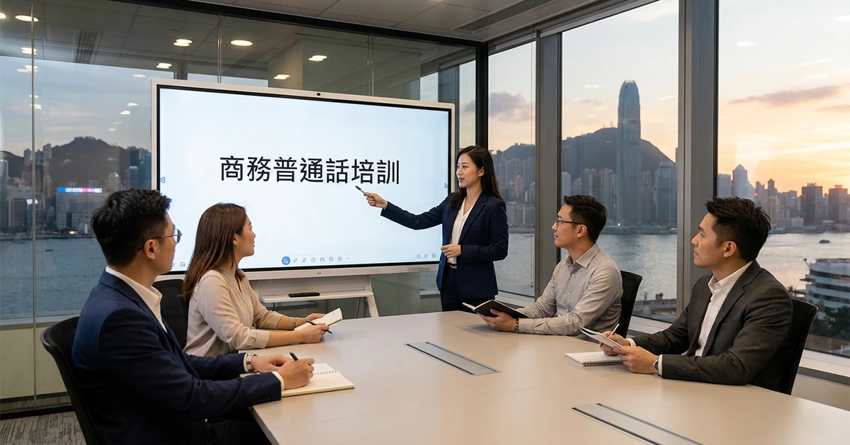 香港企業普通話培訓方案2026